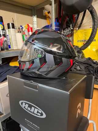 Casco HJC i71 Taglia L Nero Grigio