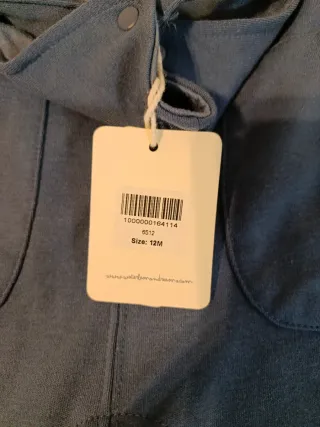 Mono azul para bebé a estrenar