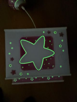 Lámpara Techo Infantil Luna Estrellas