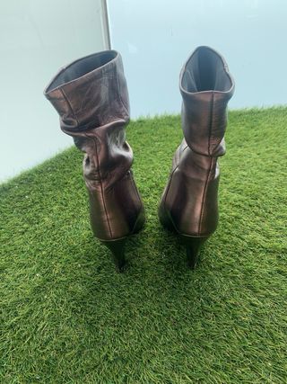 Botas Vero Cuoio Marrón y Dorado