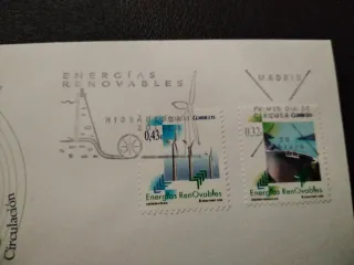 Sobre Primer Día de Circulación Energías Renovable