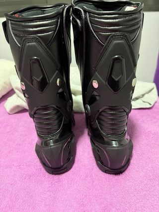 Botas Moto Alpinestars Negras/Azules/Amarillas