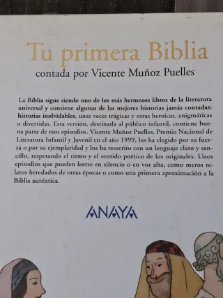 Tu primera biblia. contada por Vicente Muñoz pu...