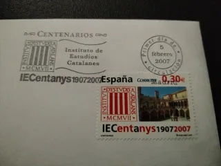 Sobre Primer Día de Circulación Centenarios