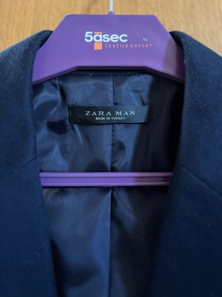 Americana azul hombre