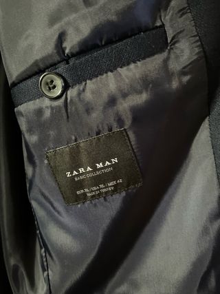 Americana azul hombre