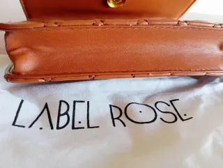 Borsetta trapuntata con tracolla Label Rose