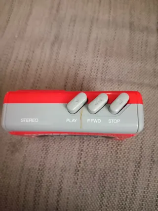 Walkman Estéreo Personal Cassette Player Rojo