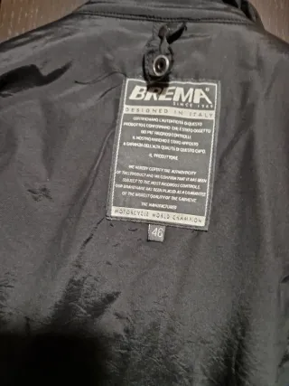 Brema Giubbotto Uomo Taglia 46 Nero
