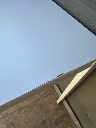 Mesa de comedor/cocina blanca