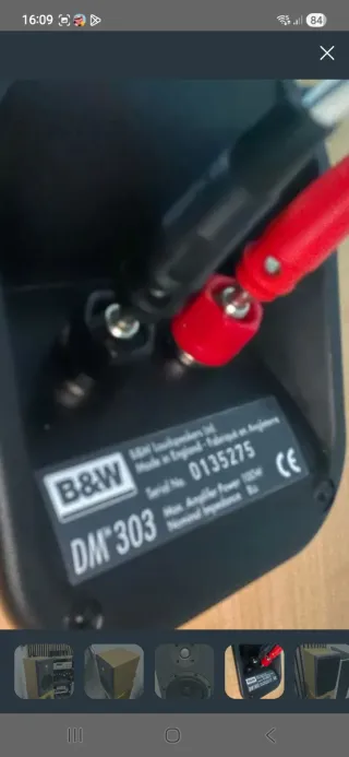 Altavoces Bowers & Wilkins DM 303