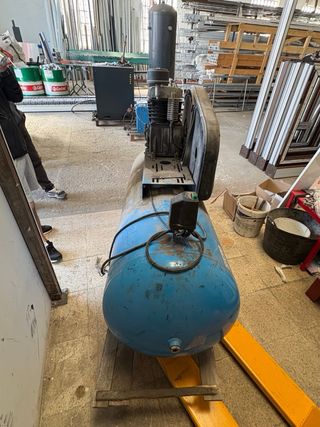 Compresor de aire 500L doble depósito