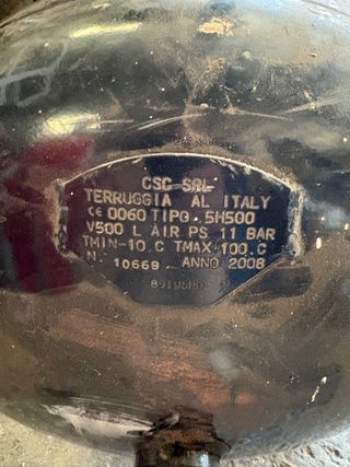 Compresor de aire 500L doble depósito