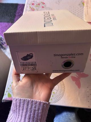 Sandalias cuña Tino González marrones nuevas