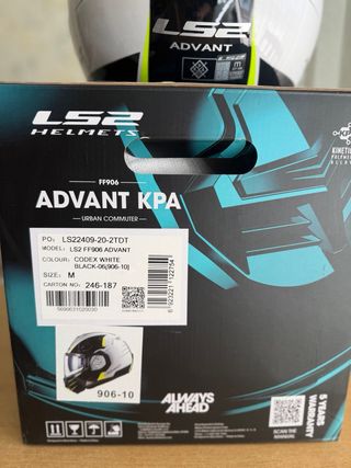 Casco Modular LS2 FF906 ADVANT Blanco