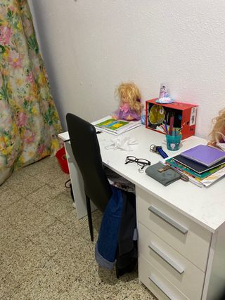 Cama infantil  mas almarion 120+50 mas secretaria