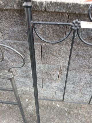 Cabecero de forja negro