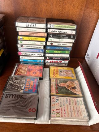 Lote 15 Cintas Cassette Música Variada