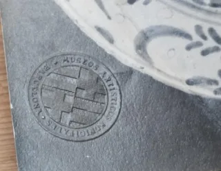 Lotto di fotografie di vecchie ceramiche
