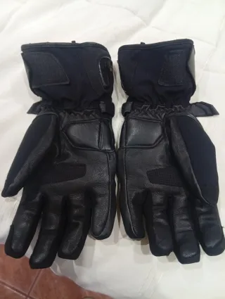 Guantes IXON Moto Hombre Negros.