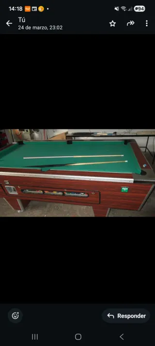 Mesa de billar americano