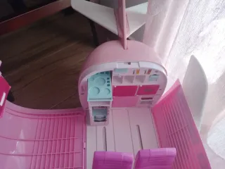 Avión de Juguete Barbie Rosa Oficial