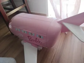 Avión de Juguete Barbie Rosa Oficial