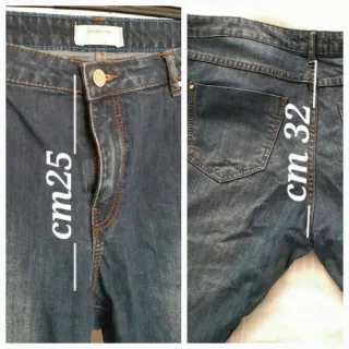 Jeans Stradivarius bootcut tg 44 cotone leggero