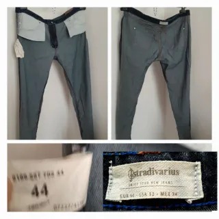 Jeans Stradivarius bootcut tg 44 cotone leggero