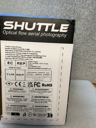 Mini Dron Shuttle H135 4K HD Nuevo