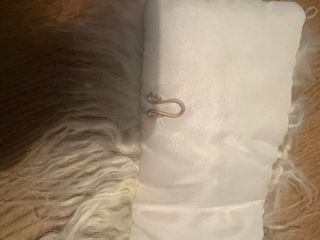 Cuello de pelo de oveja beige