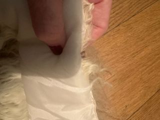 Cuello de pelo de oveja beige