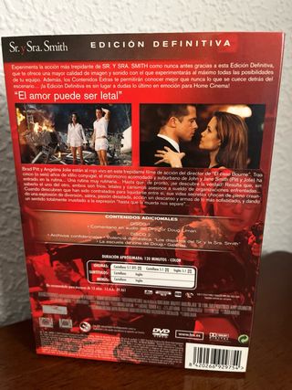 Sr. y Sra. Smith DVD Sin Censura