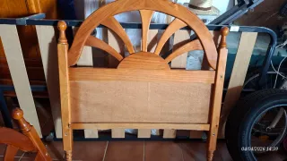 Cabeceros y tapiflex cama 90cm.