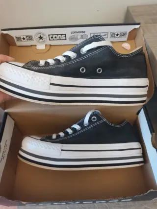 Zapatillas Converse Negras Plataforma