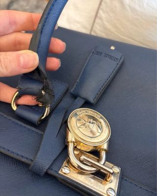 Bolso Michael Kors Azul Marino Original