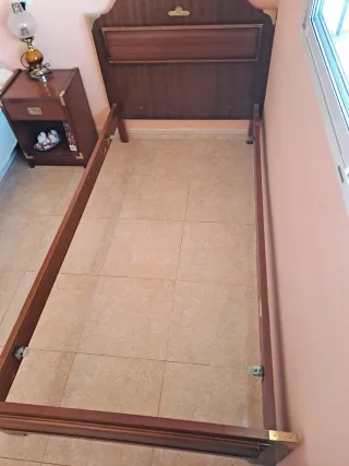 Cama barco madera 90cm