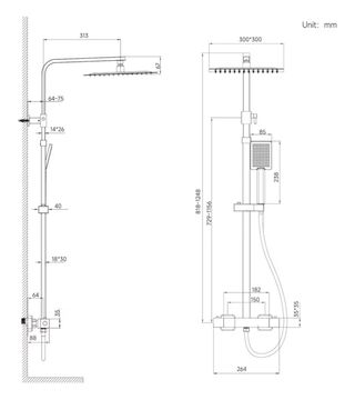 COLUMNA DUCHA DISEÑO