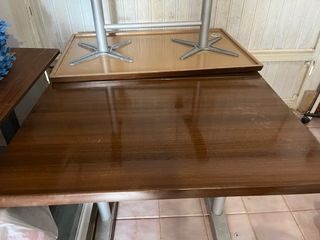 Mesas de bar madera y patas metálicas