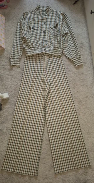 Conjunto cuadros Mango kaki