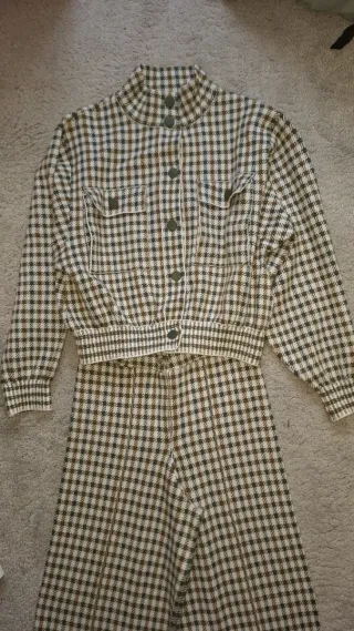 Conjunto cuadros Mango kaki