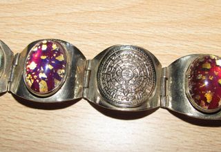 Pulsera brazalete vintage México Méjico mexicana