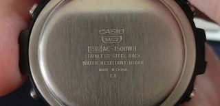 Reloj Casio AE-1500WH Módulo 3502