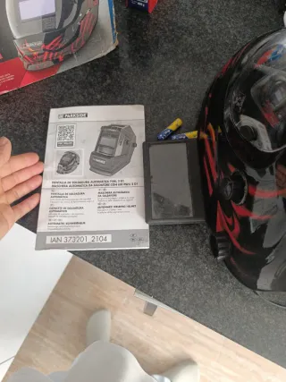 Pantalla soldadura automática Parkside