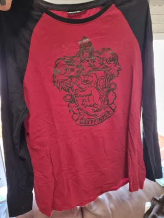Camiseta Harry Potter Gryffindor manga larga