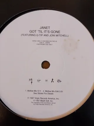 Janet - Got 'Til It's Gone 12 Vinile