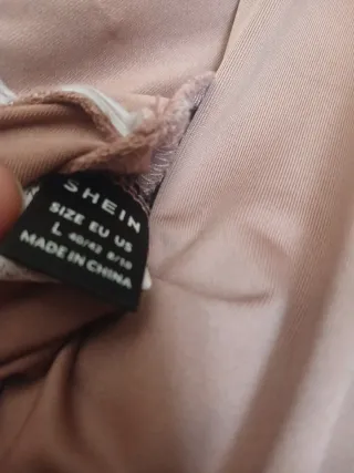 Tuta intera donna taglia L cipolla con drappeggio