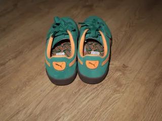 Zapatillas Puma Palermo Verdes Naranja