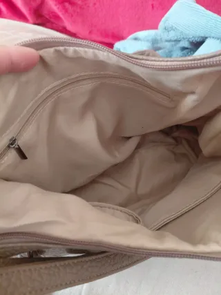 Bolso bandolera marrón tostado gran capacidad