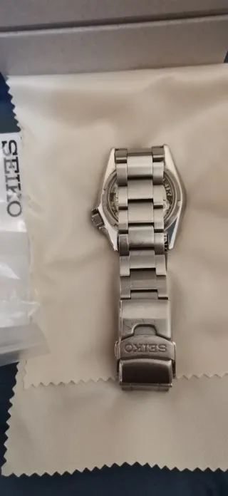 Seiko SRPK29KI Automático Plata/Negro